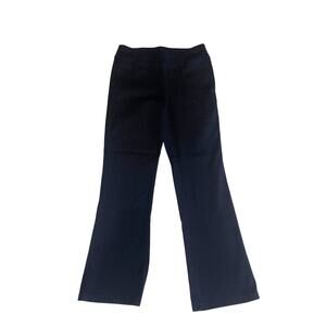 D&Co Active Yoga Pant Jean Size 10 Blue Bootcut Pull On 30" Inseam